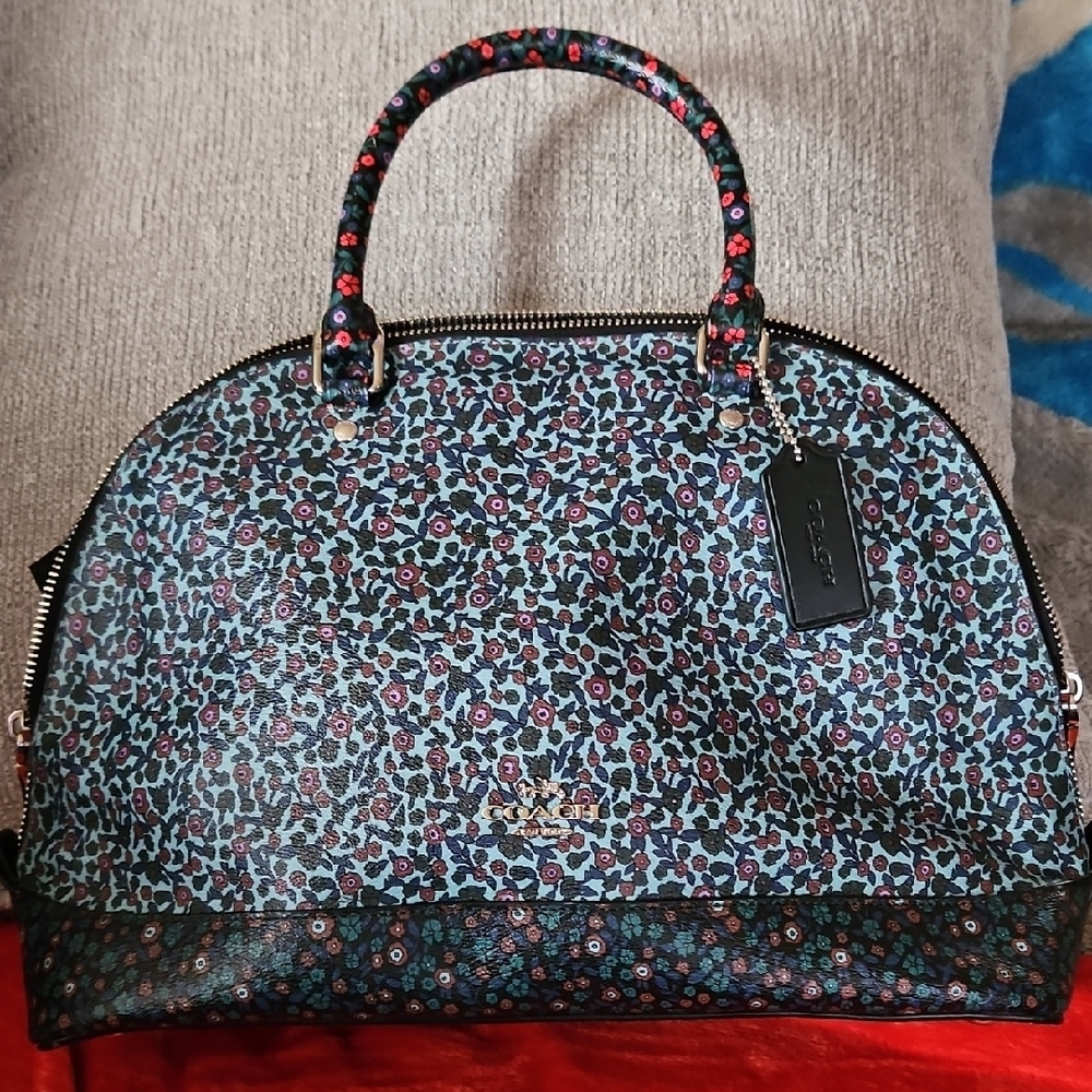 Floral Dome Satchel Bag
